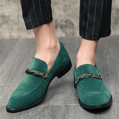 Mens Green Shoes 